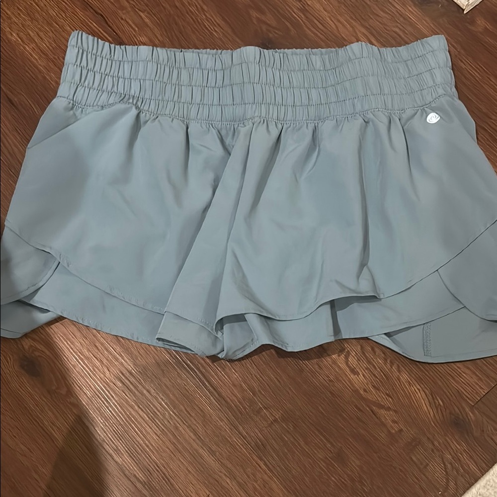 Apana Women's Sky Blue Athletic Shorts